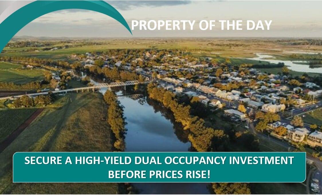 PROPERTY OF THE DAY: Secure A High-Yield Dual Occupancy Investment Before Prices Rise!